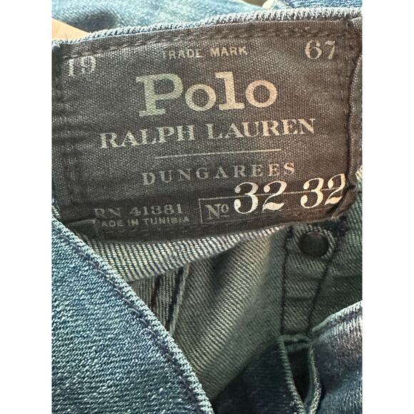 Polo Ralph Lauren Dungarees jeans size 32 - Picture 3 of 13